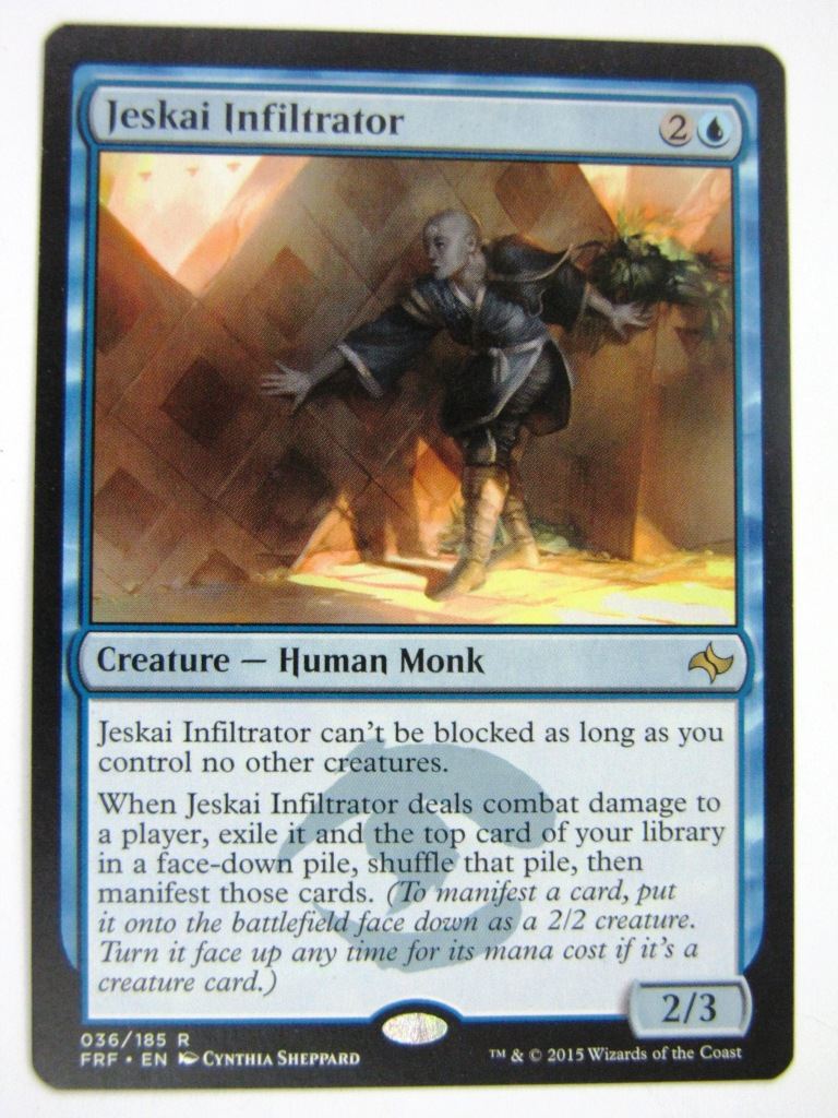 MTG Magic Played Cards: JESKAI INFILTRATOR # 7D39