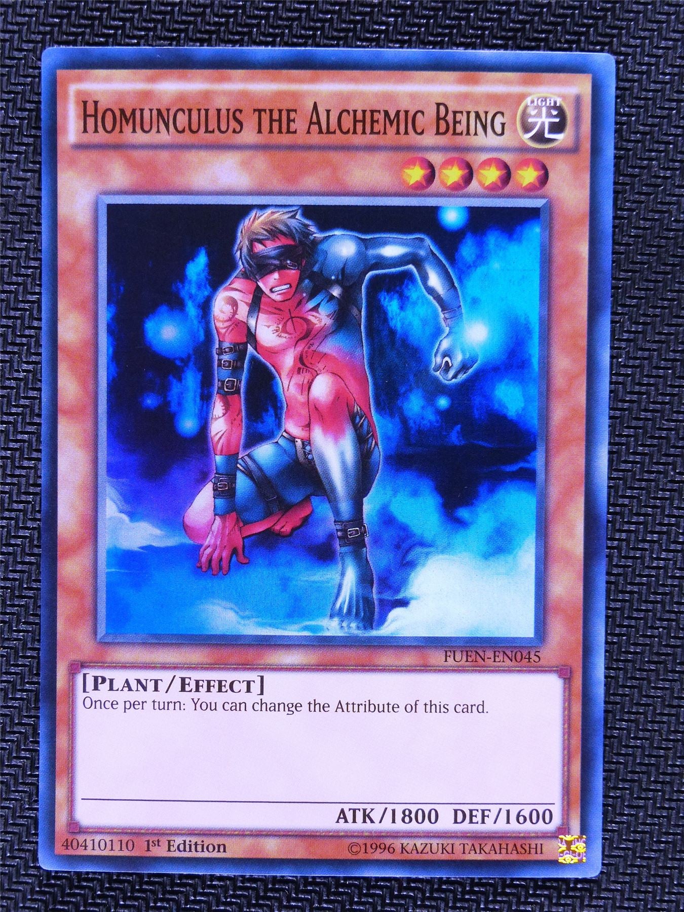 Homunculus The Alchemic Being - FUEN - Super Rare - Yugioh Card # 1B58