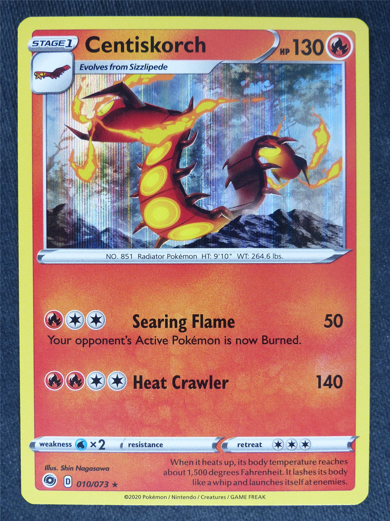 Centiskorch 010/073 Holo - Pokemon Cards #59 Archeron Centiskorch 010/073 Holo - Pokemon Cards #59 Archeron