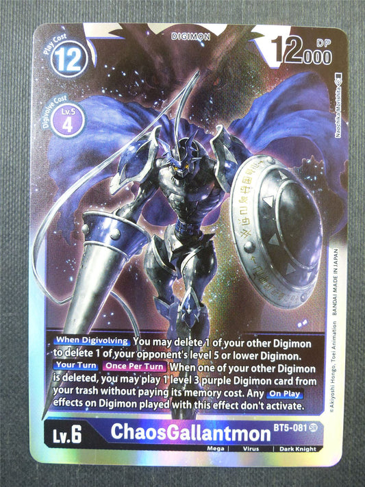 ChaosGallantmon BT5 SR - Digimon Card #42N