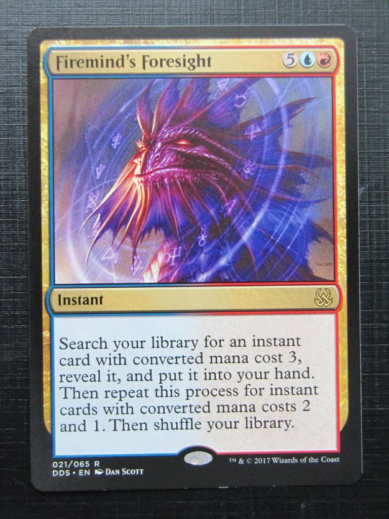 MTG Magic Cards: FIREMIND'S FORESIGHT duel deck # 29H47
