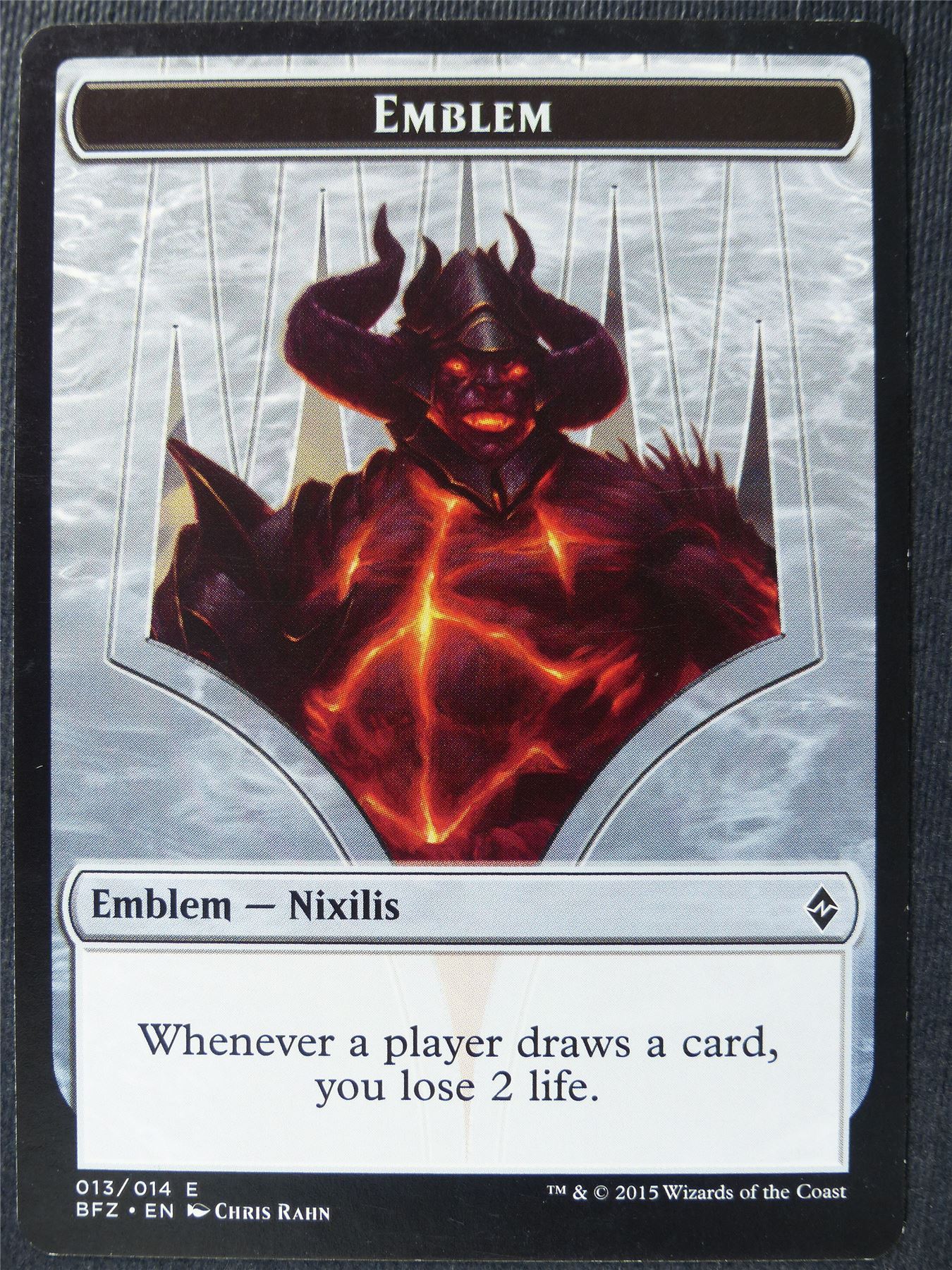 Ob Nixilis Emblem Token - Mtg Card #3SV