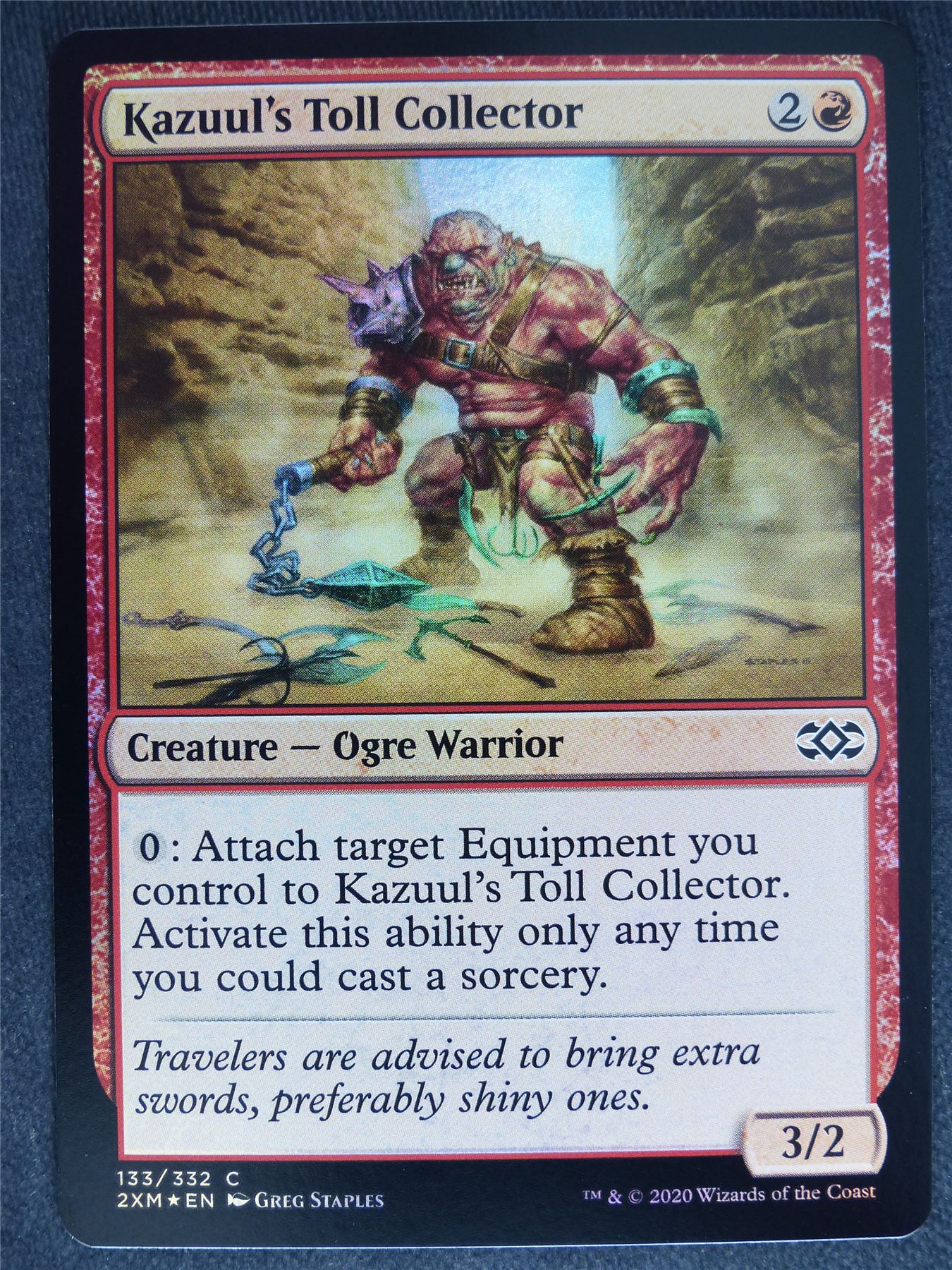Kazuul's Toll Collector Foil - Double Masters - Mtg Magic Cards #2Z