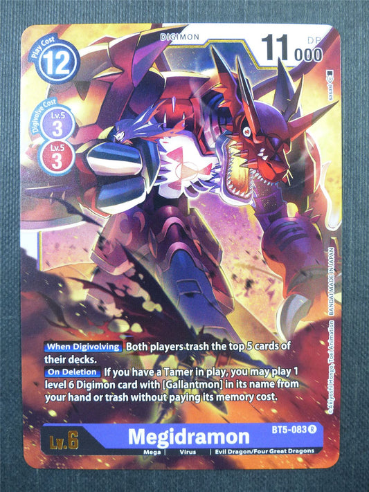 Megidramon BT5 R - Digimon Card #431