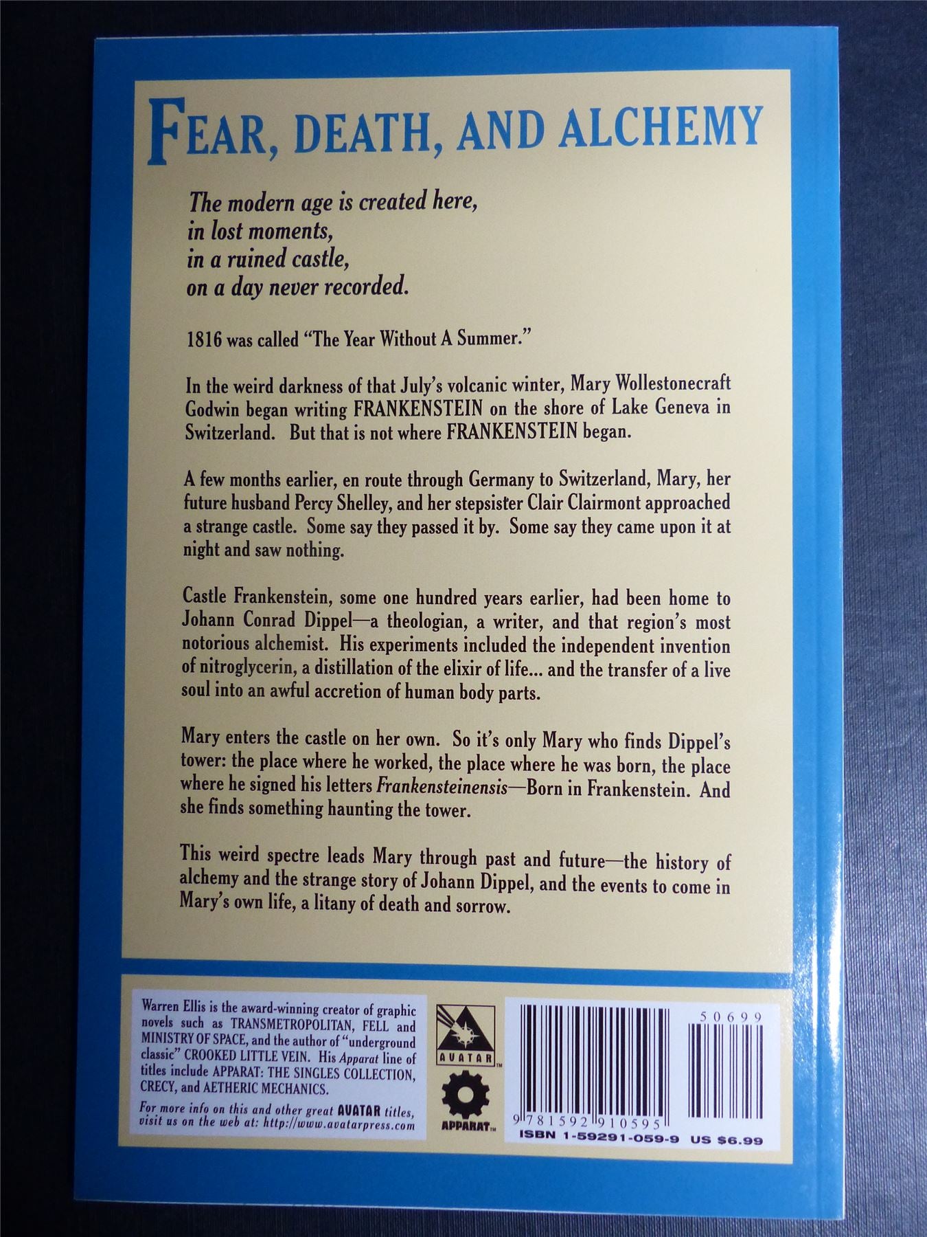 FRANKENSTEIN'S Womb - Avatar Graphic Softback #1QW