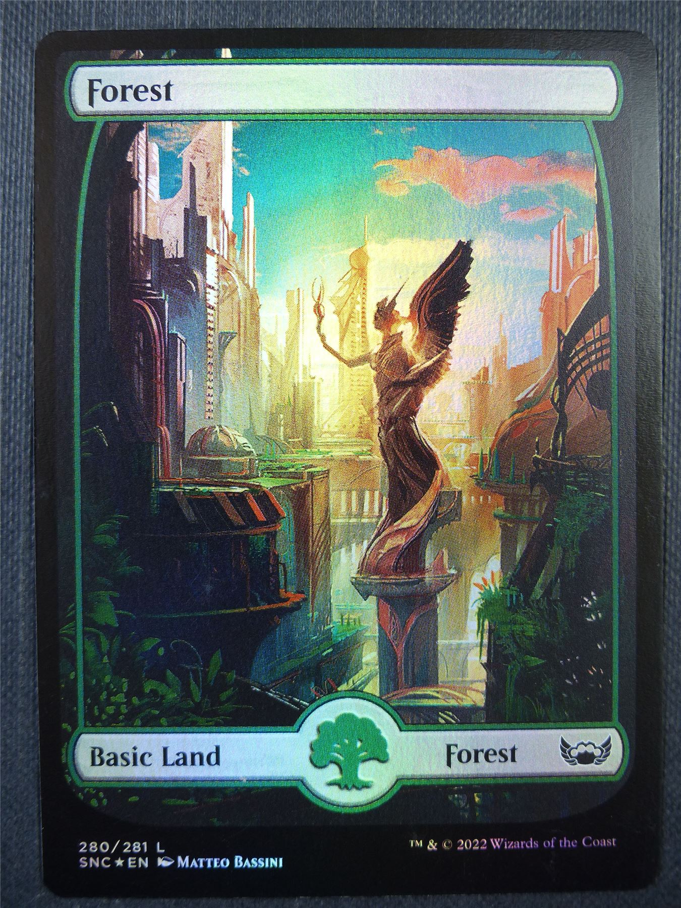 Forest 280/281 Full Art Foil - Mtg Card #68A