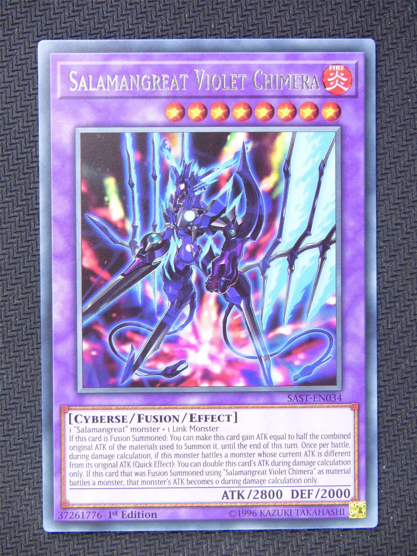 Salamangreat Violet Chimera SAST Rare - Yugioh Cards #5FX Archeron Salamangreat Violet Chimera SAST Rare - Yugioh Cards #5FX Archeron