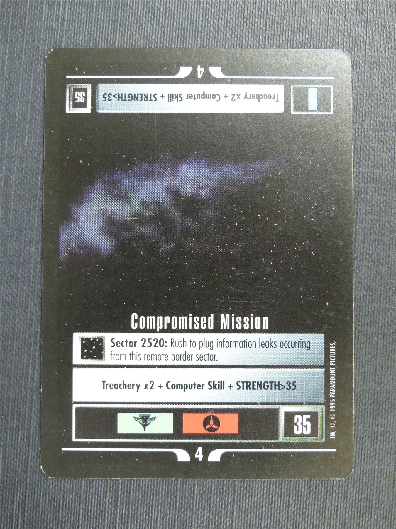 Compromised Mission - Star Trek Cards #4R2