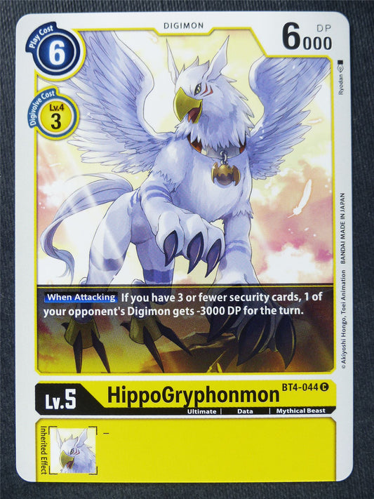 HippoGryphomon BT4-044 C - Digimon Cards #100