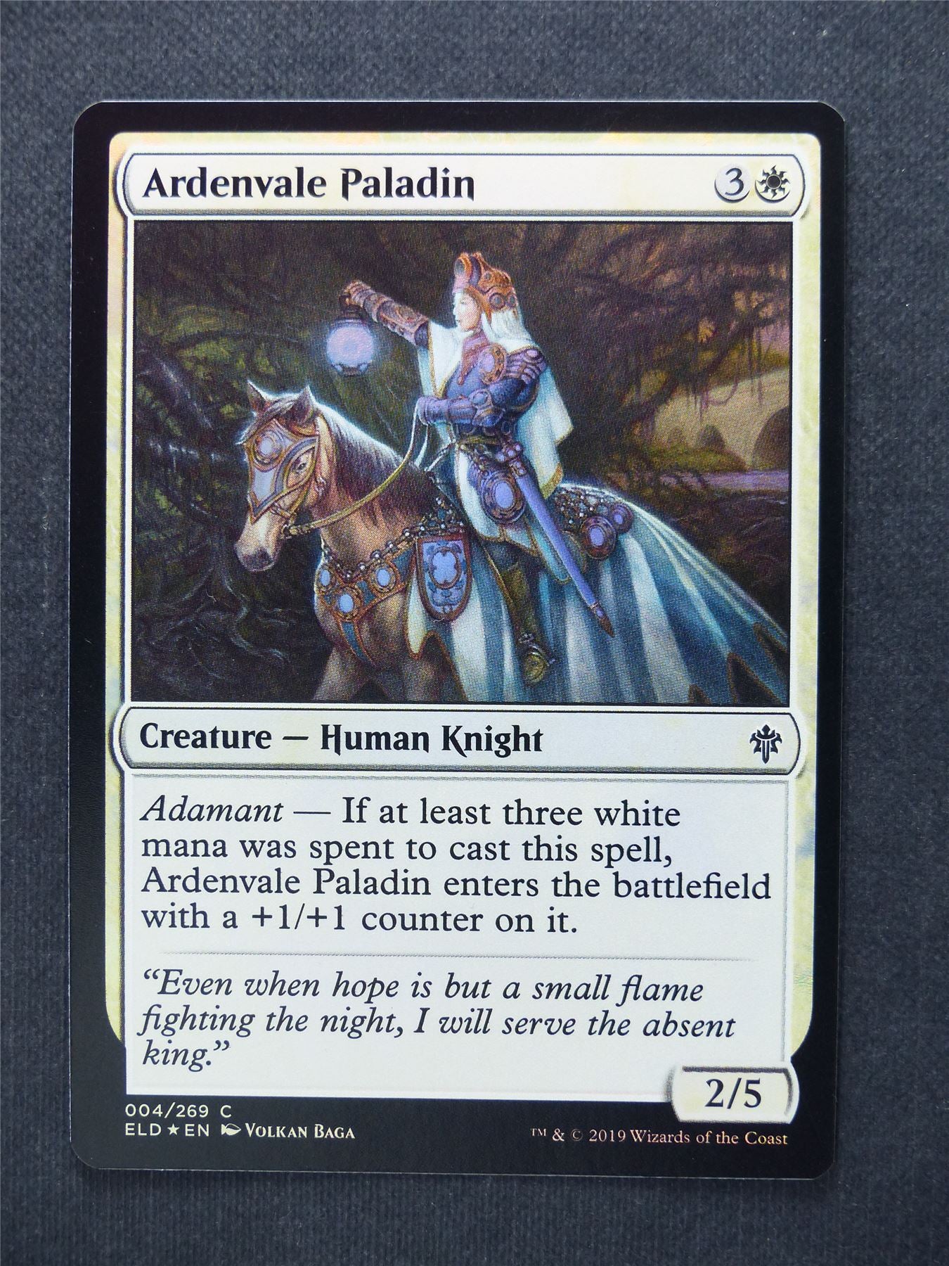Ardenvale Paladin Foil - Mtg Magic Cards #K3