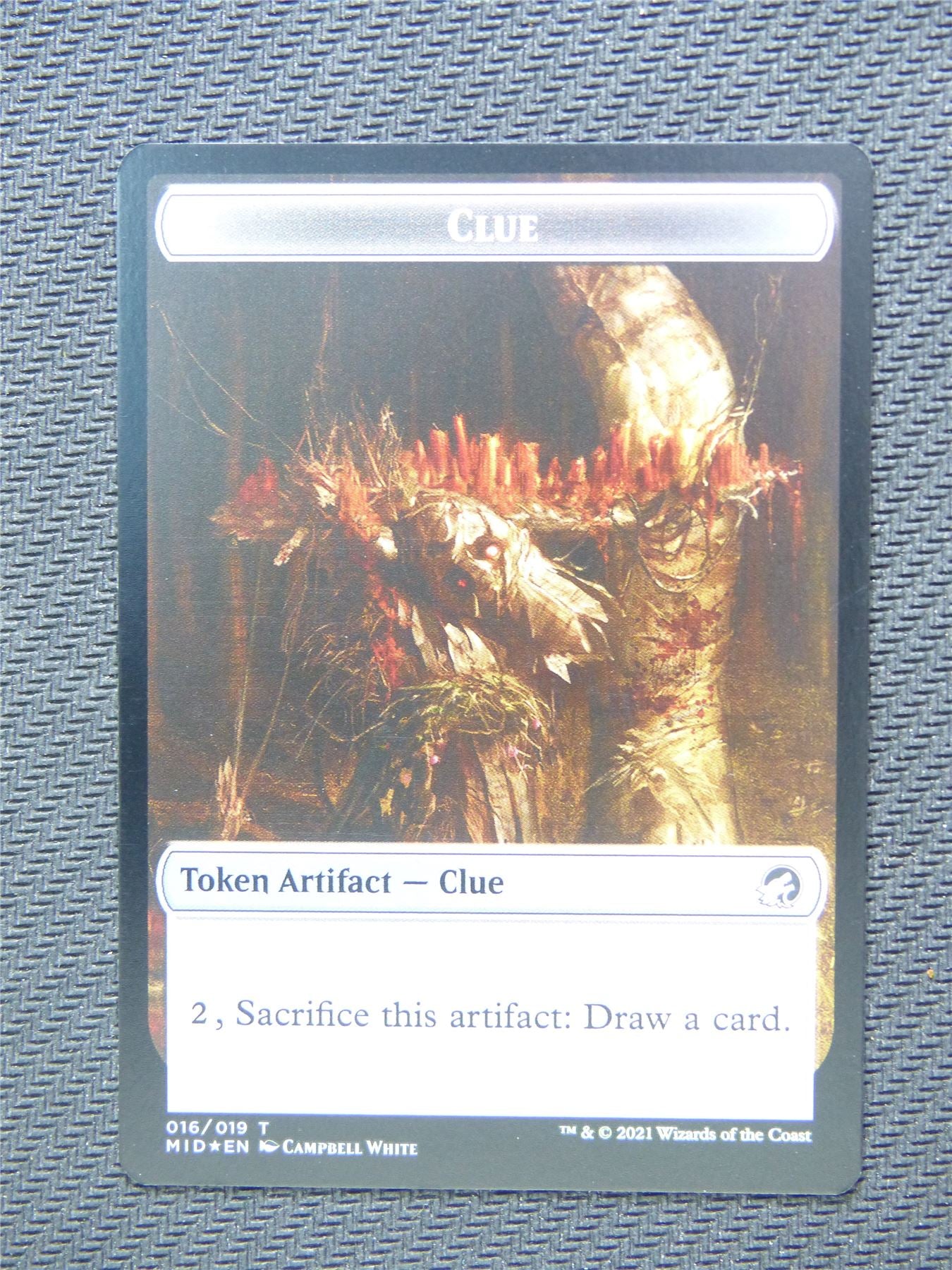 Vampire and Clue Foil Token - Innistrad - Mtg Card #3HG