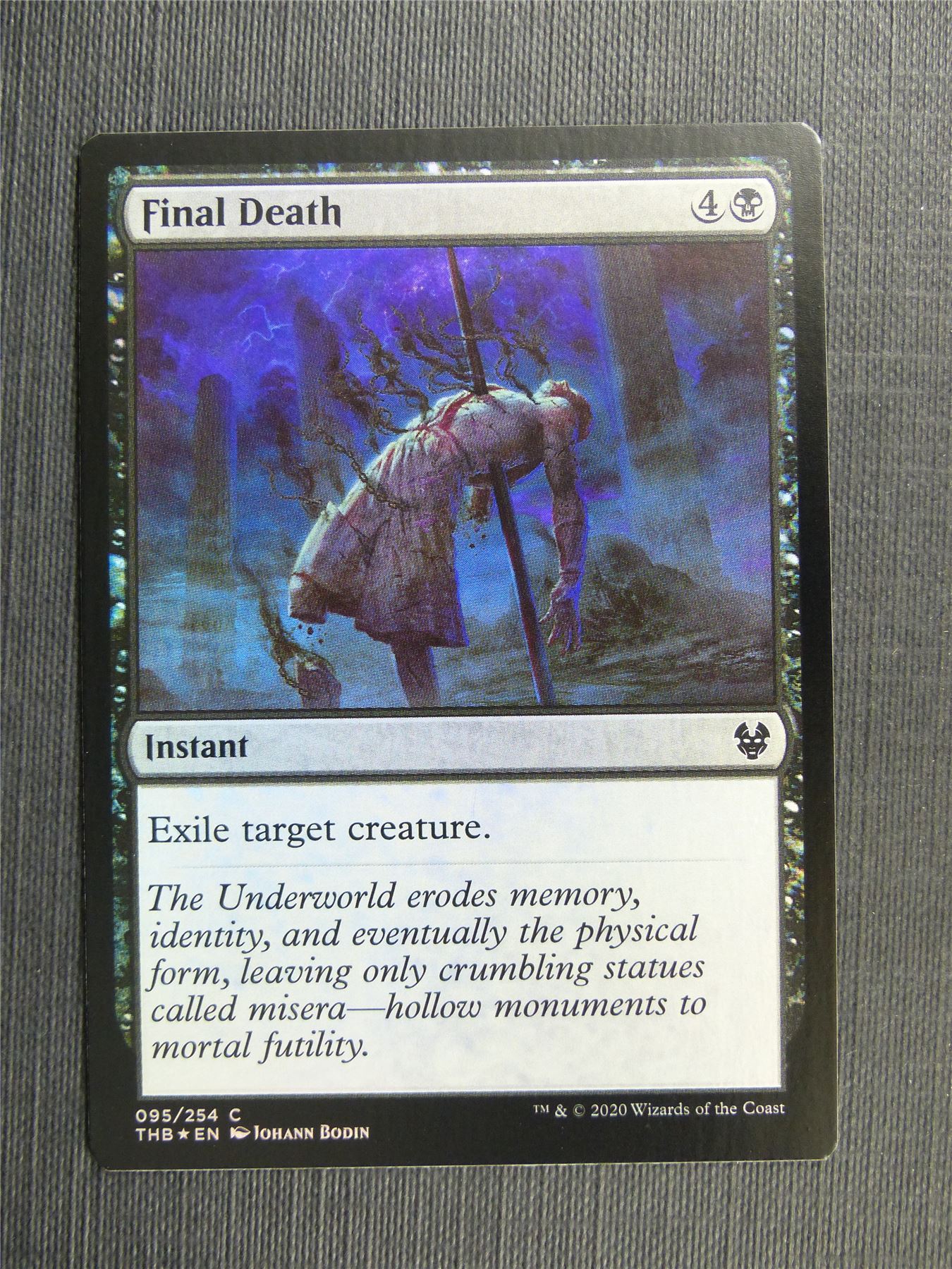 Final Death Foil - Theros Collector Ed - Mtg Magic Cards #3MH