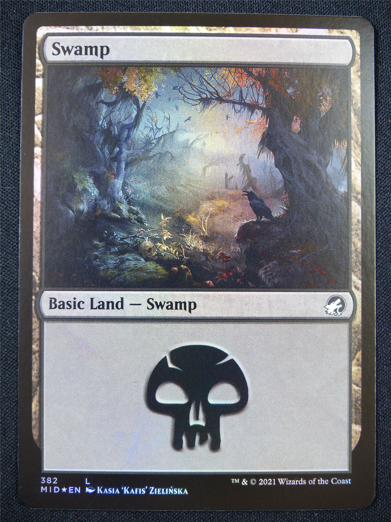 Swamp 382 Foil - Mtg Card #22D
