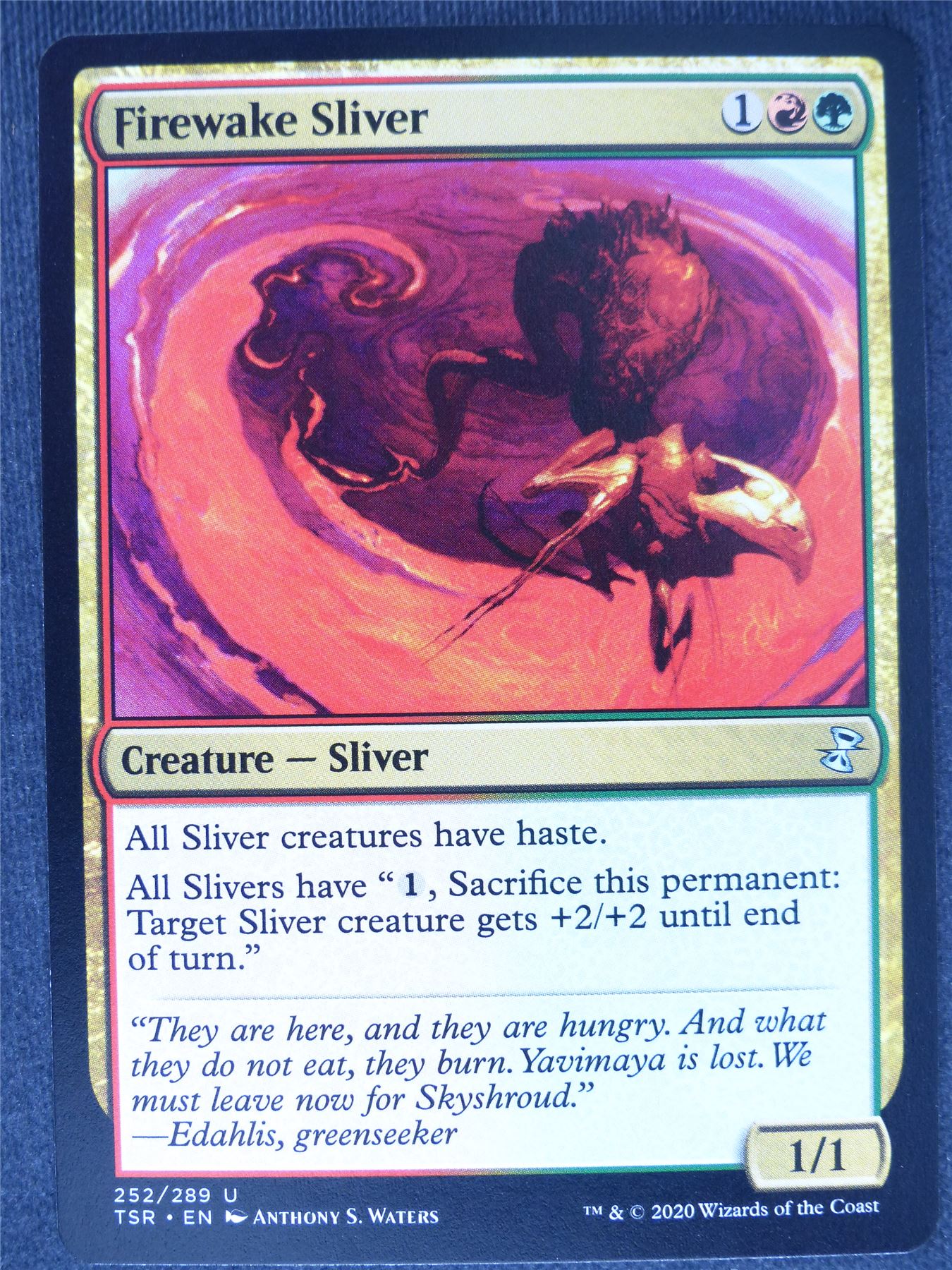 Firewake Sliver - Remastered - Mtg Magic Cards #TI