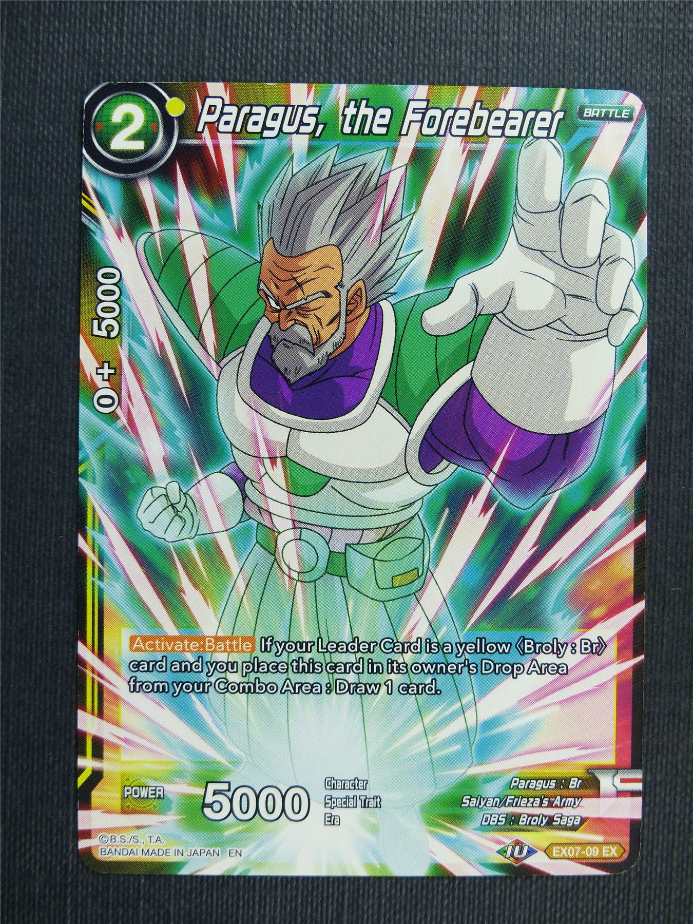 Paragus the Forebearer EX - Dragon Ball Super Cards #23J