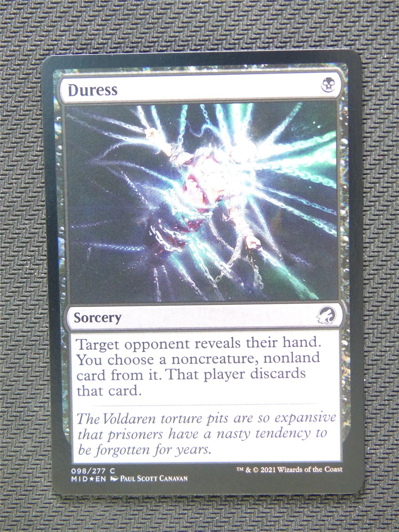 Duress Foil - Innistrad - Mtg Card #3PM