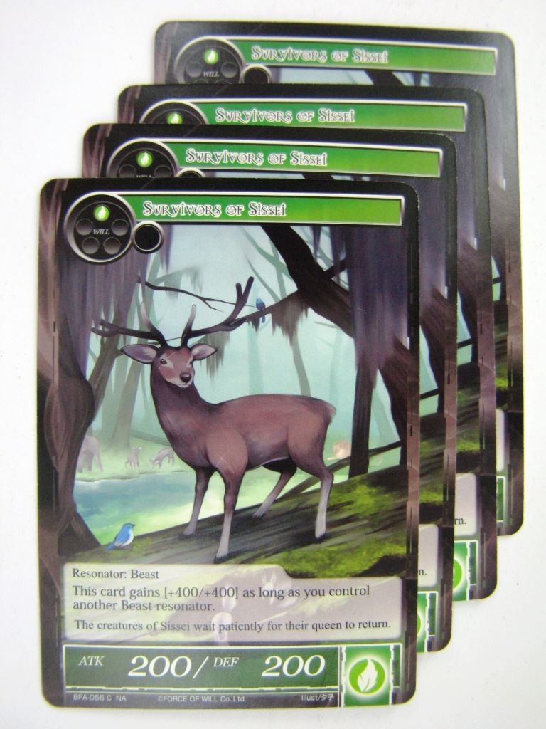 Force Of Will Cards: SURVIVORS OF SESSEI x4 # 13C46