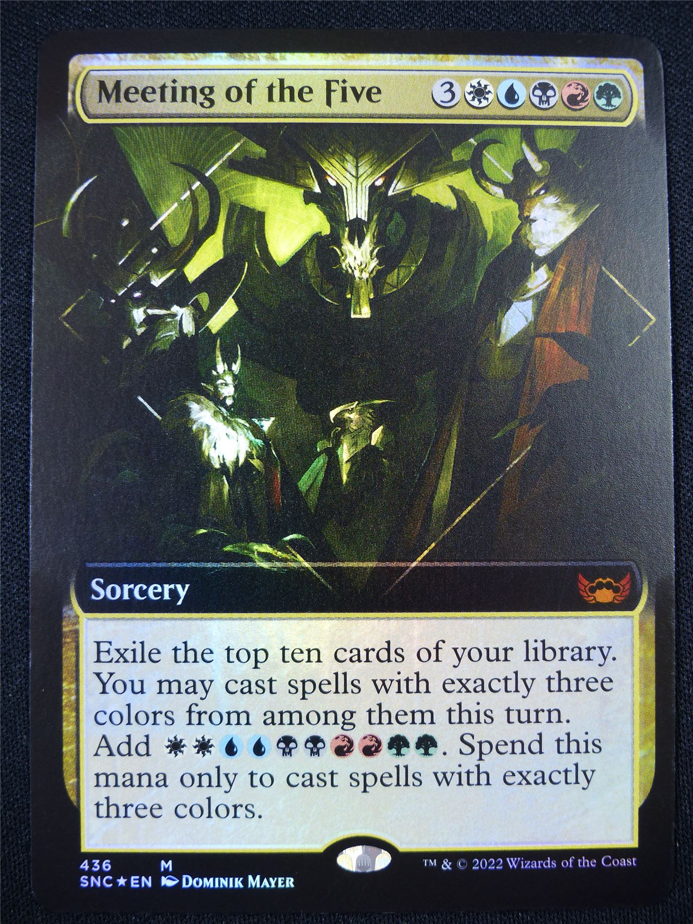 Meeting of the Five Extended Foil - Mtg Card #NA