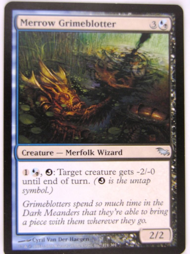 MTG Magic: the Gathering Cards: MERROW GRIMEBLOTTER :SHM