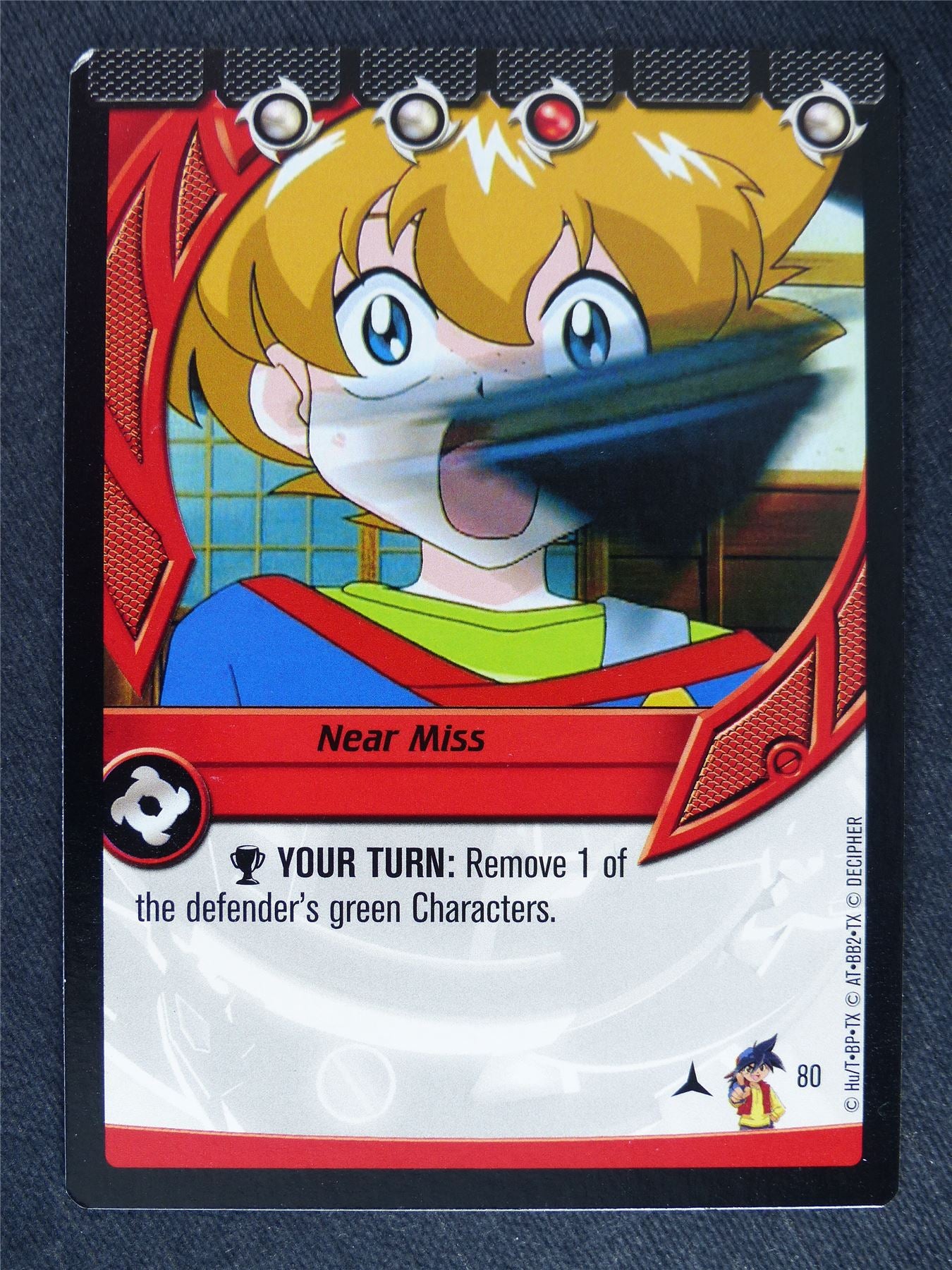 Near Miss 80 - Beyblade Cards #WS Near Miss 80 - Beyblade Cards #WS