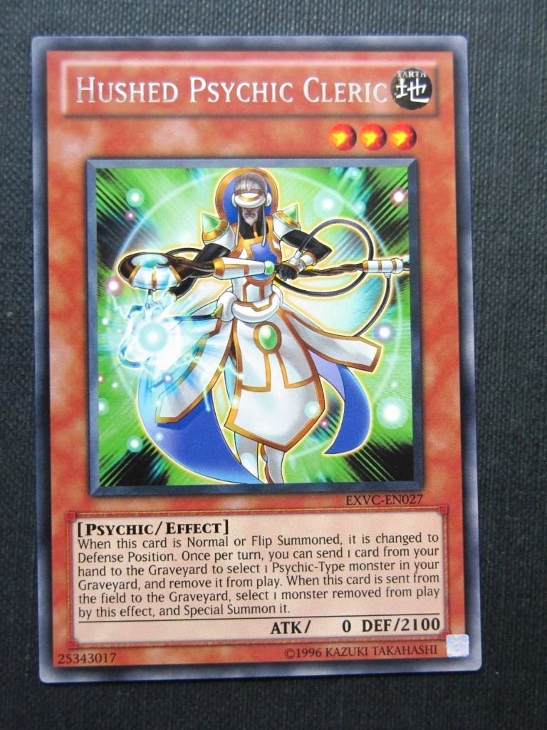 Hushed Psychic Cleric EXVC Rare - Yugioh Cards #17F