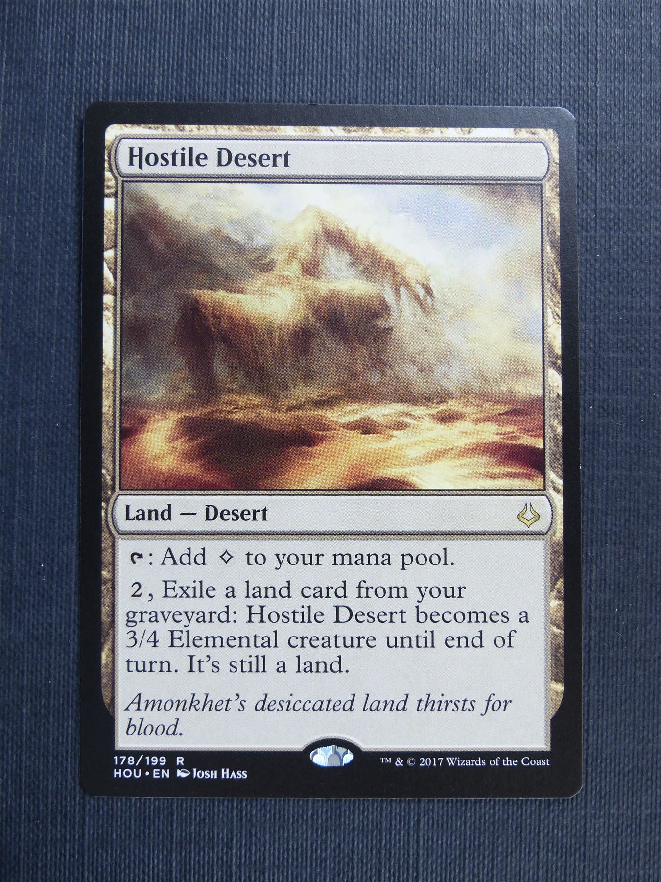 Hostile Desert - Mtg Magic Cards #4HG