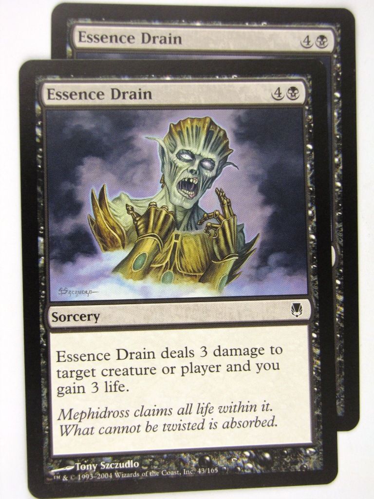 MTG Magic: the Gathering Cards: ESSENCE DRAIN x2: DST