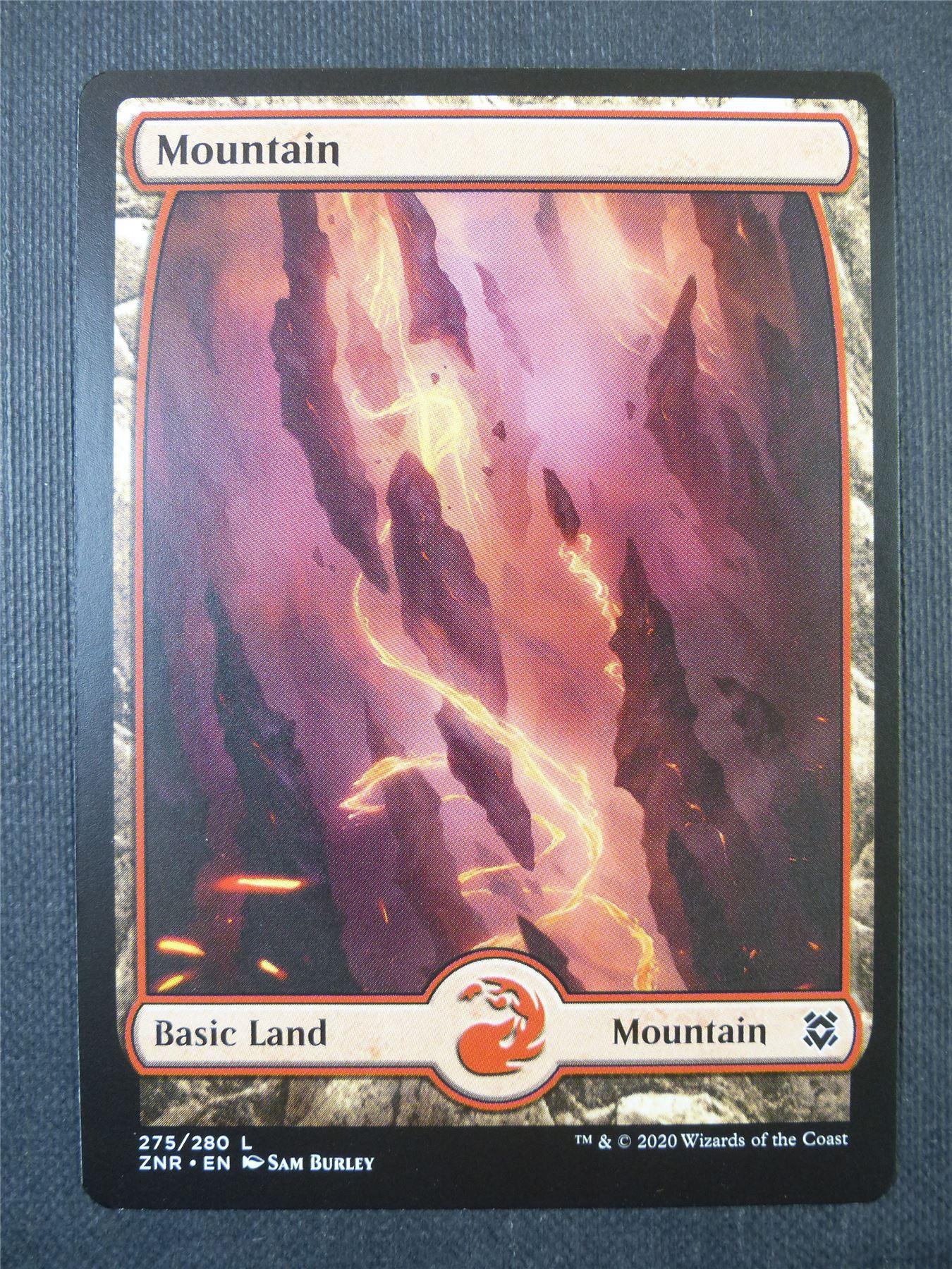 Mountain 275/280 Full Art - Mtg Card #8XQ