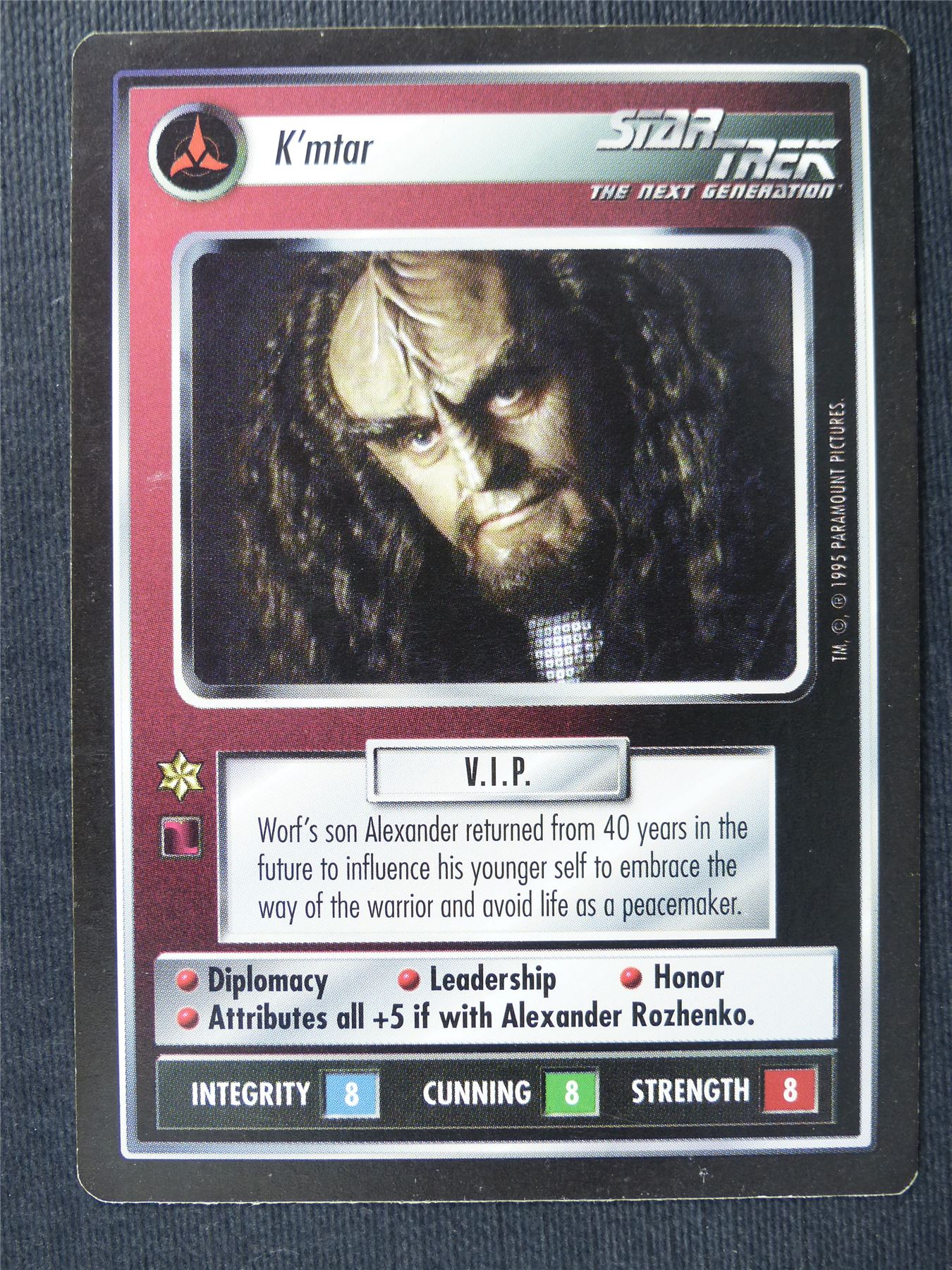 K'mtar - NG - Star Trek Cards #S5