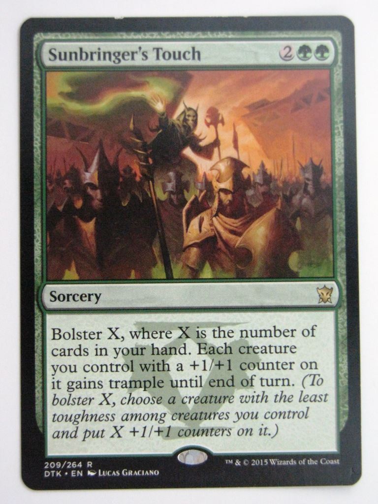 MTG Magic Played Cards: SUNBRINGER'S TOUCH # 26B27