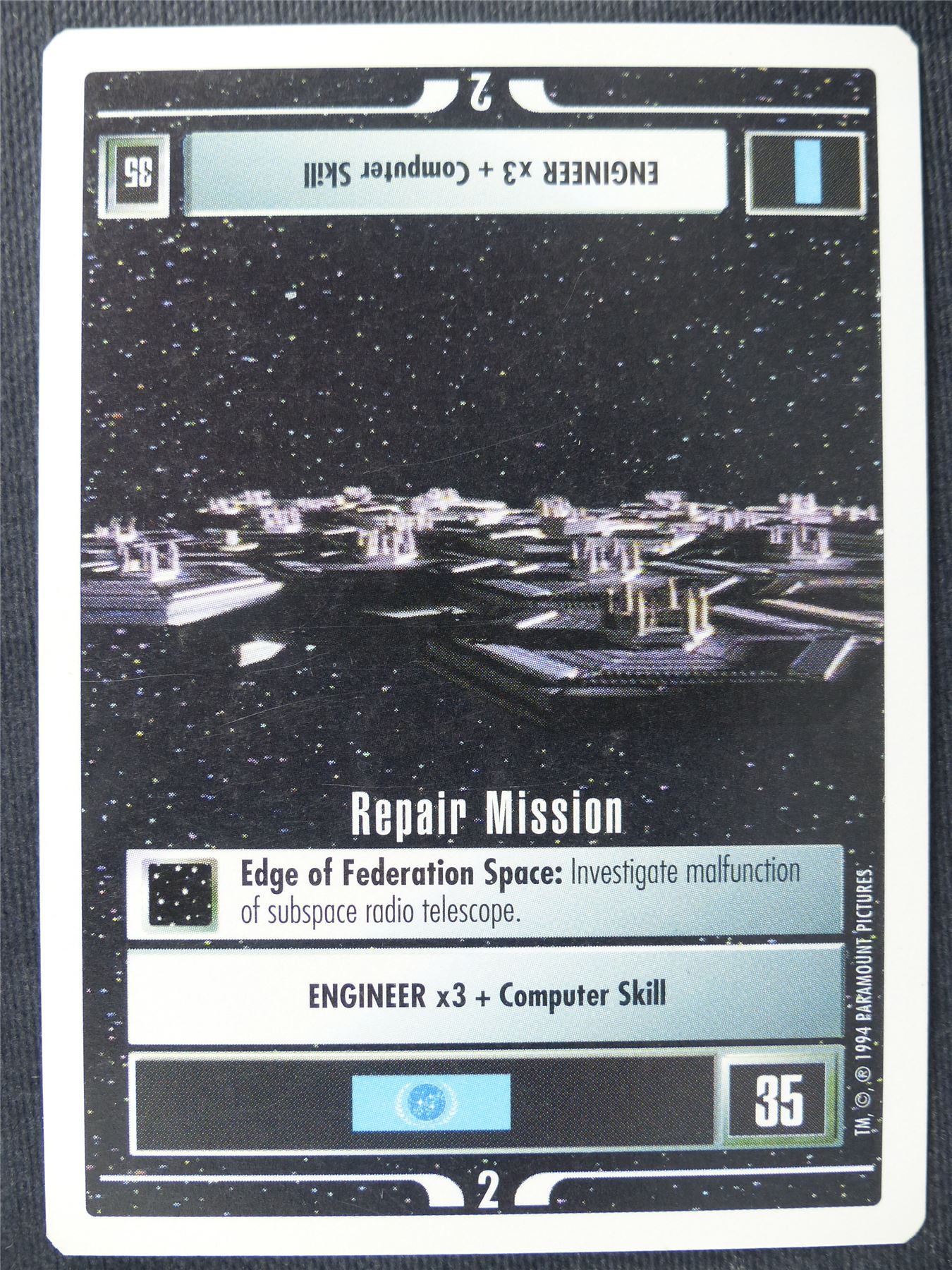 Repair Mission - Star Trek Cards #13V