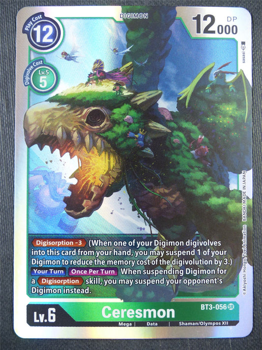 Ceresmon BT3-056 SR - Digimon Card #9GX