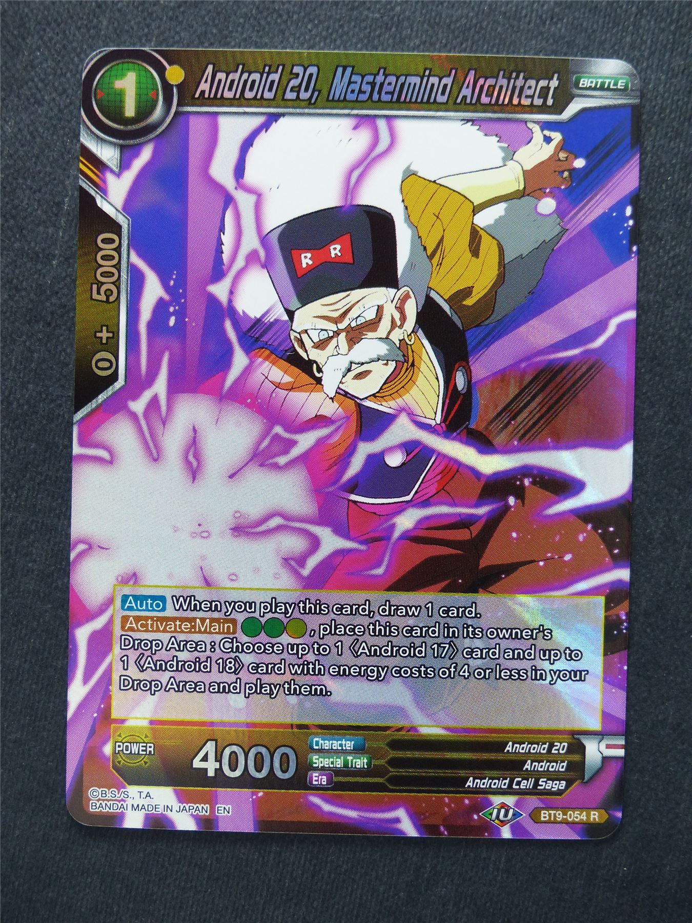 Android 20 Mastermind Architect - Dragon Ball Super Cards #10T