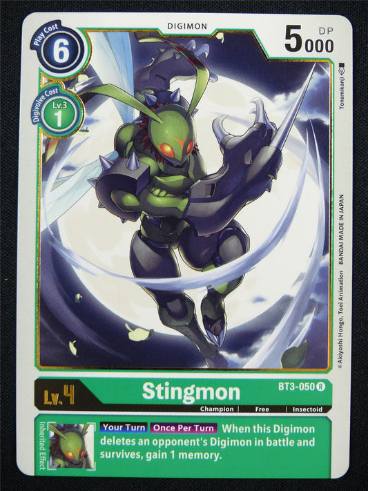 Stingmon BT3-050 R - Digimon Card #17V