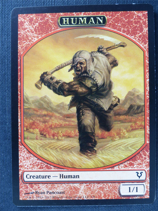 Human Token - Mtg Card #1RE