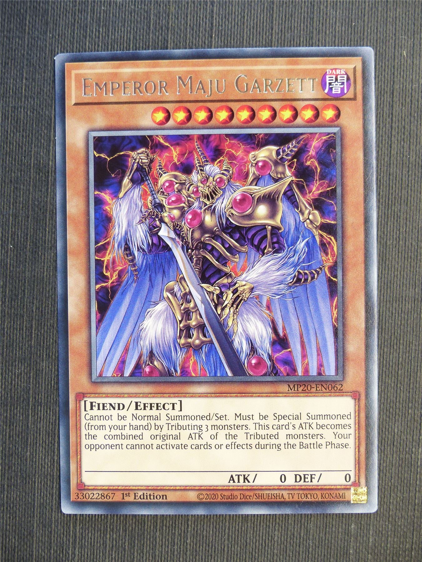 Emperor Maju Garzett MP20 Rare - 1st ed