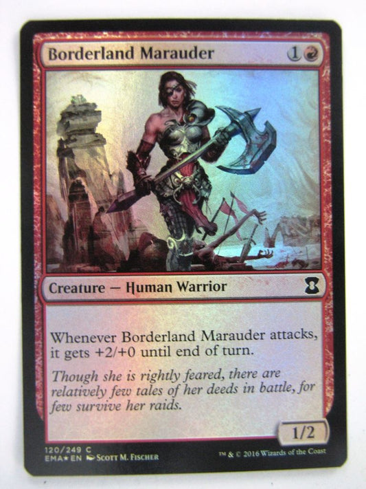 MTG Magic Cards: Eternal Masters: BORDERLAND MARAUDER FOIL # 12A99