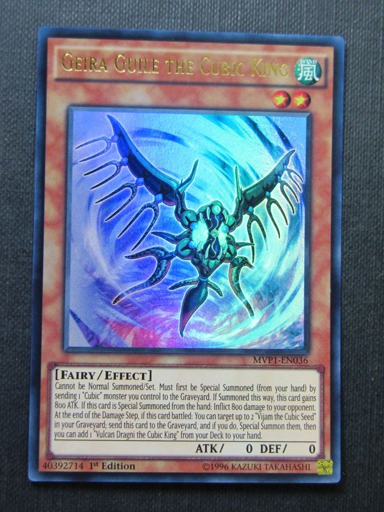 Geria Guile the Cubic King MPV1 Ultra Rare - 1st ed - Yugioh Cards #ZZ Archeron Geria Guile the Cubic King MPV1 Ultra Rare - 1st ed - Yugioh Cards #ZZ Archeron