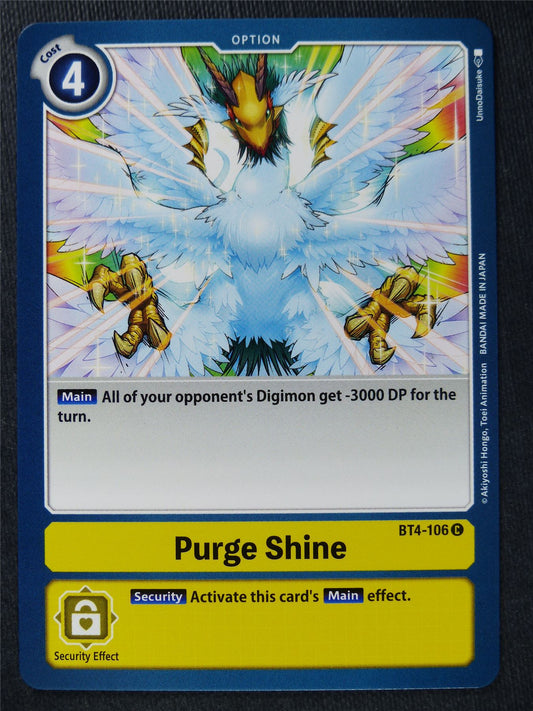 Purge Shine BT4-106 C - Digimon Cards #102