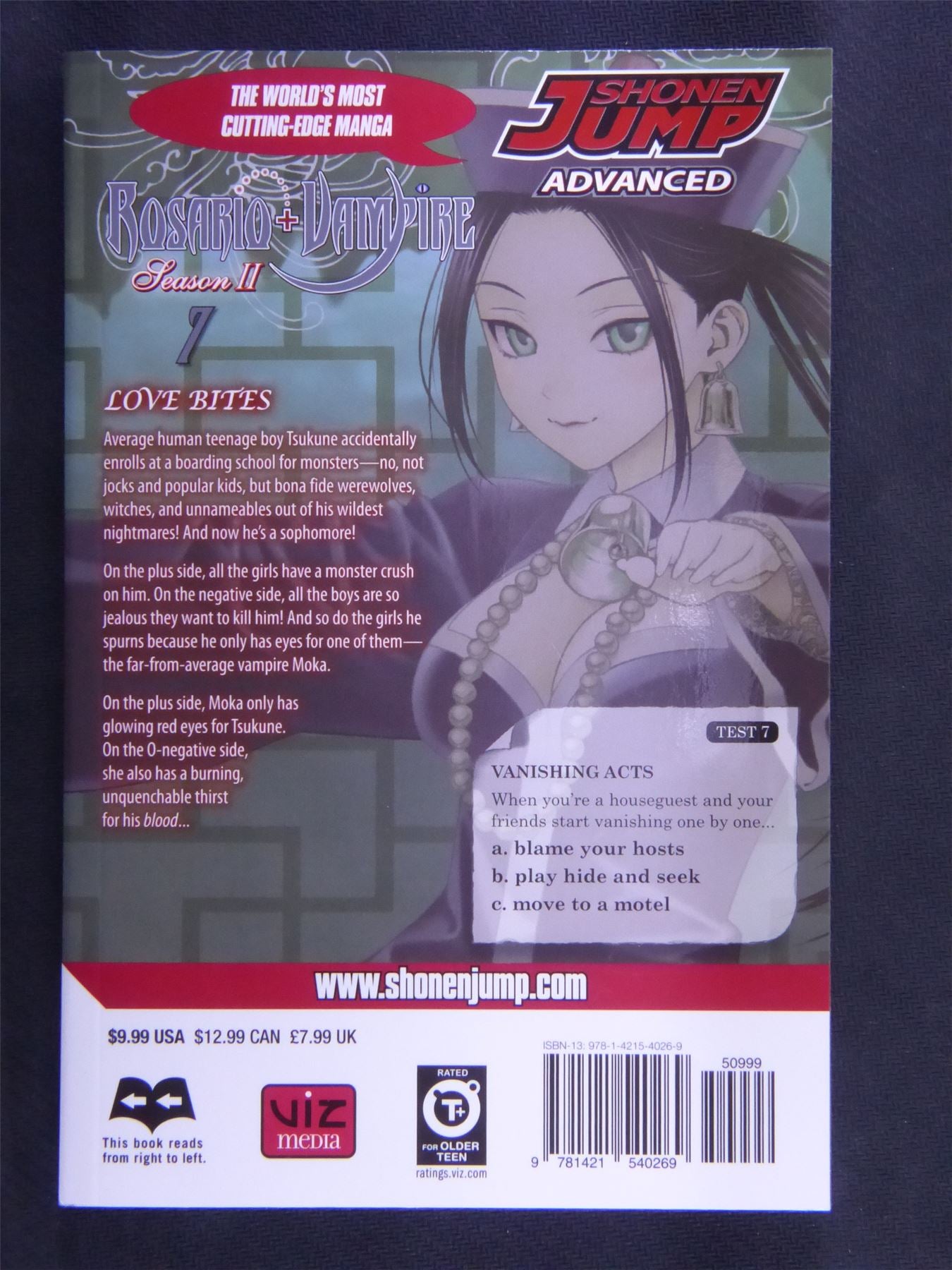 Rosario And Vampire - Season 2 - Volume 7 - Manga #2M