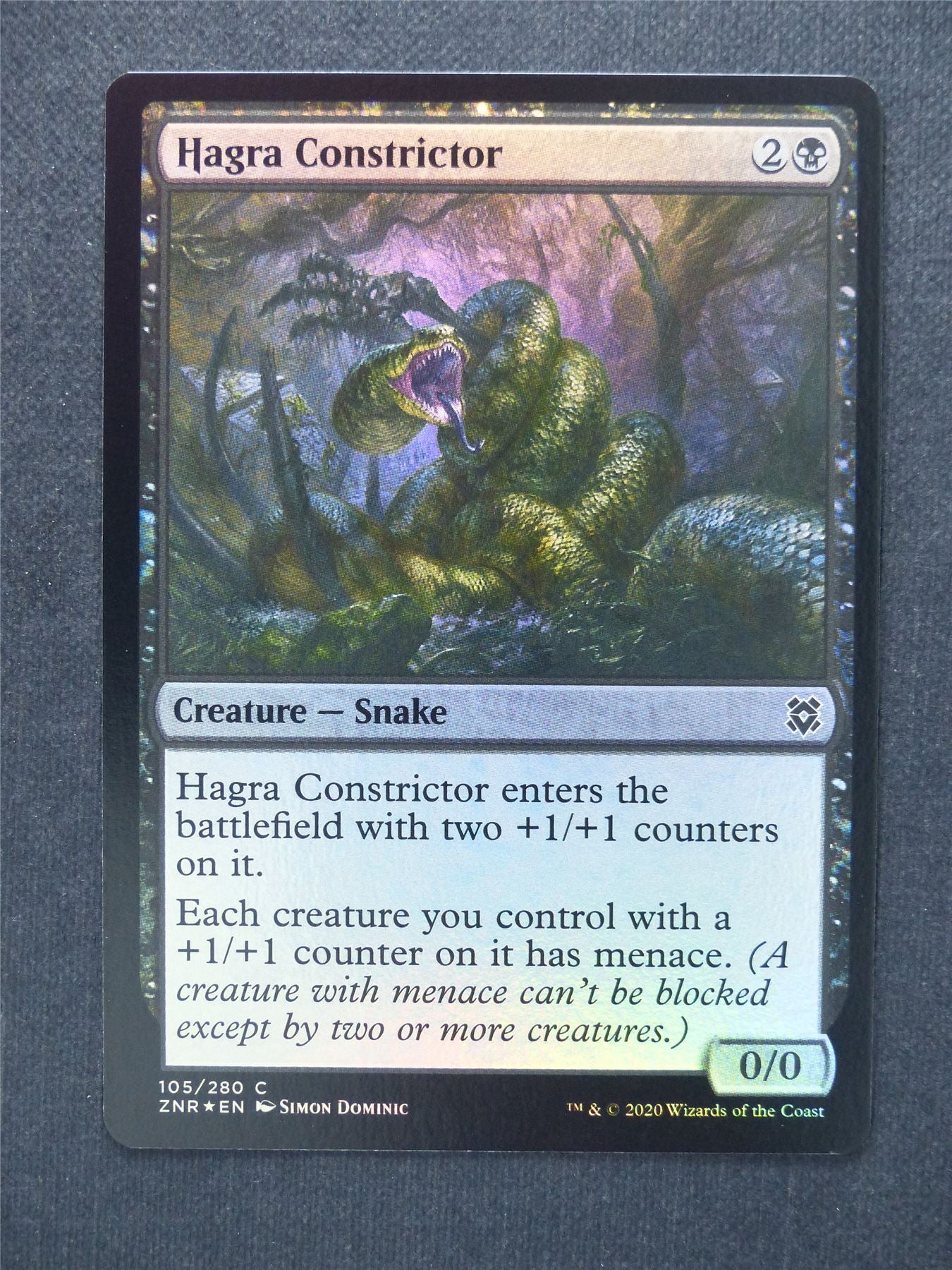 Hagra Constrictor Foil - Mtg Magic Cards #NP