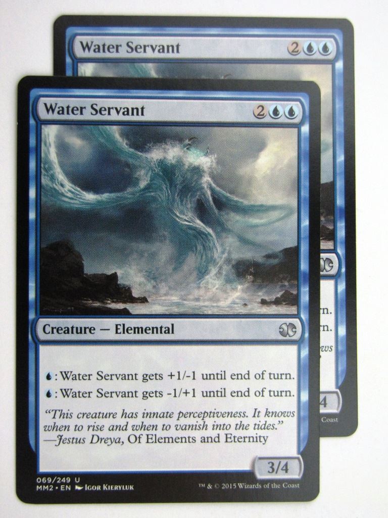 MTG MODERN MASTERS TWO: WATER SERVANT x2 # 28A55