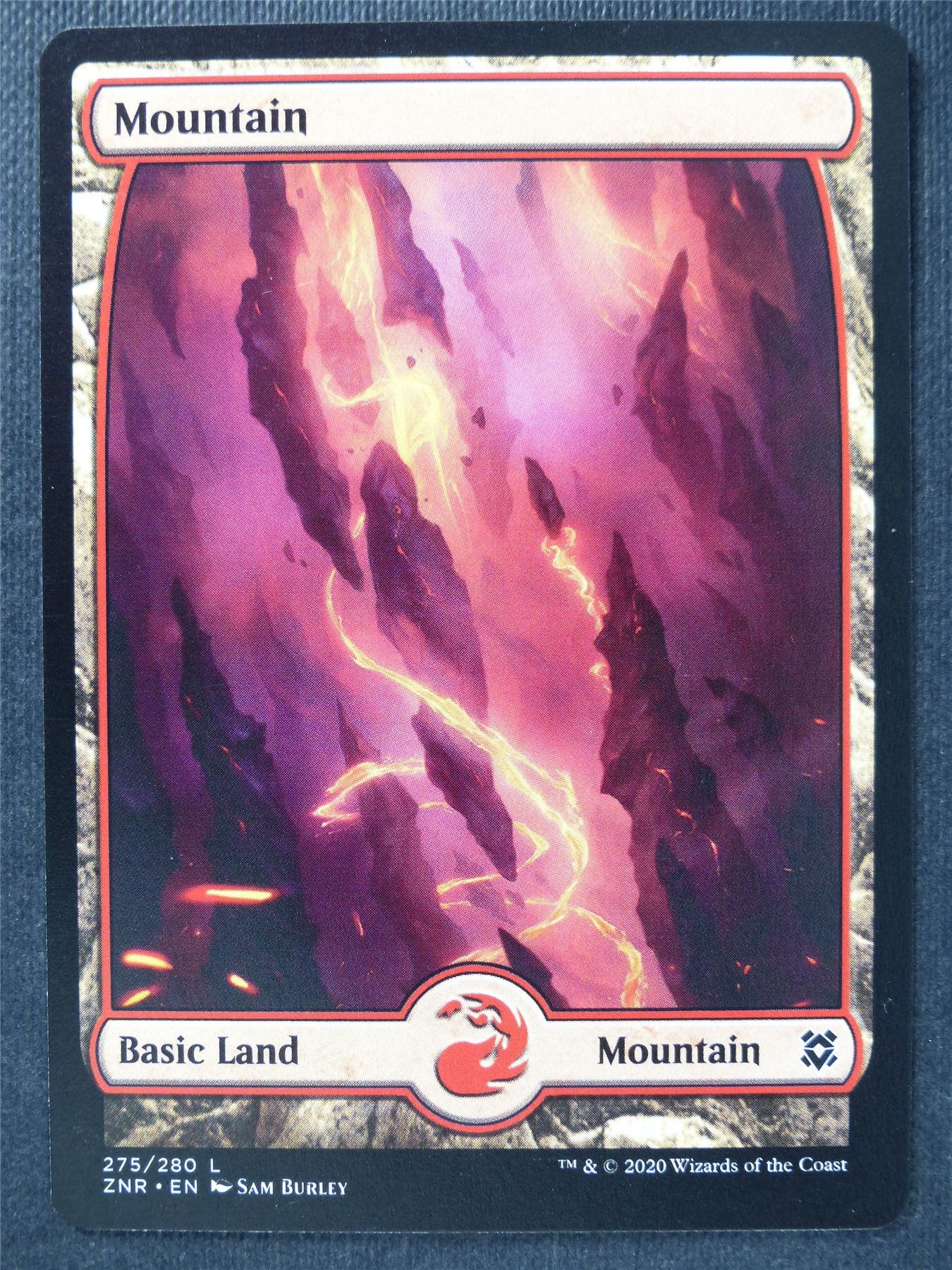 Mountain 275/280 Full Art - Mtg Magic Cards #B6