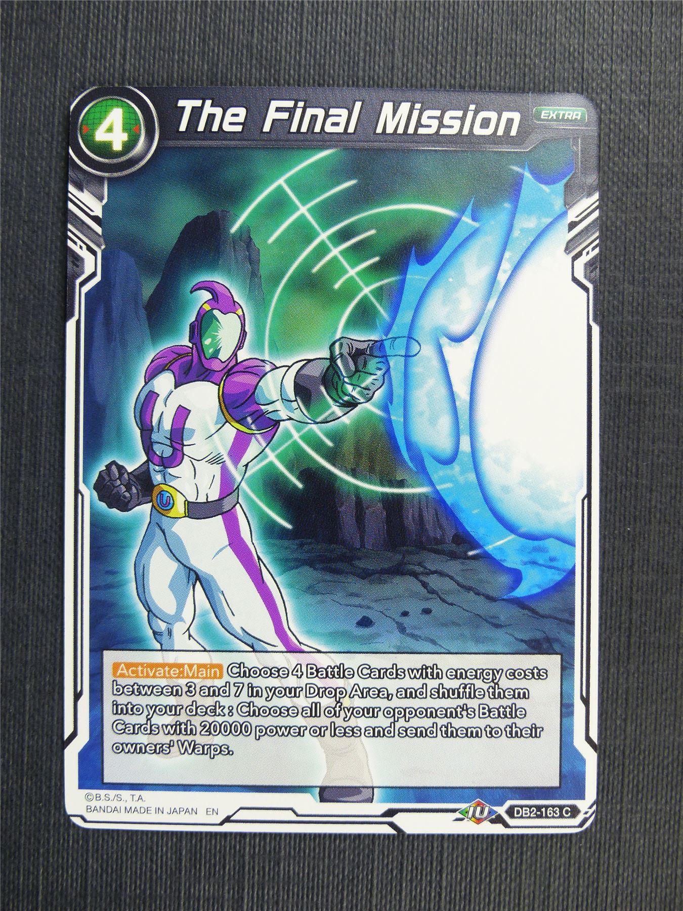 The Final Mission#3Y9 - DB2 Dragon Ball Super Card