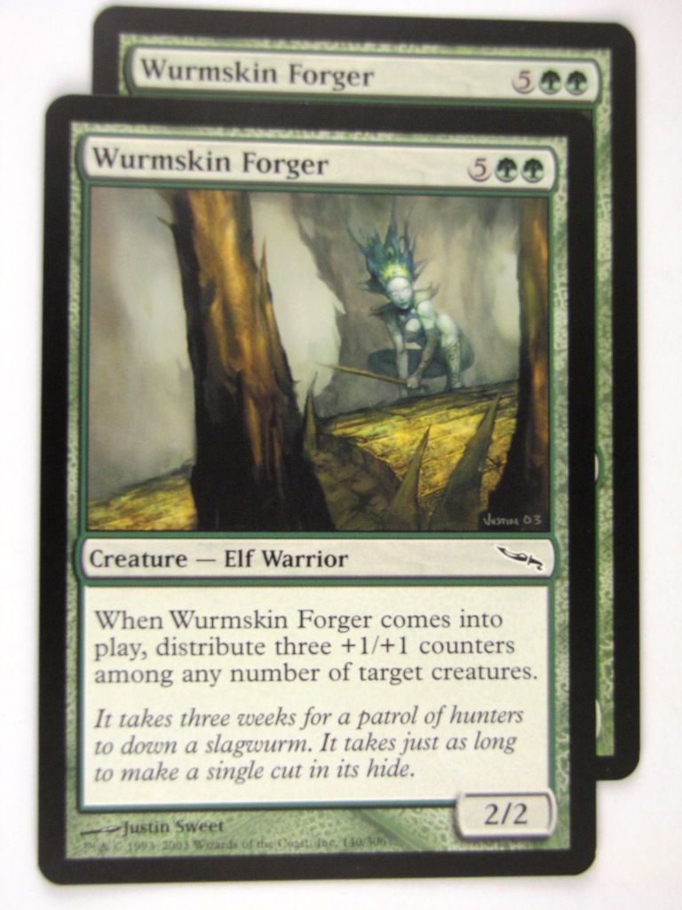 MTG Magic: the Gathering Cards: WURMSKIN FORGER x2: MRD