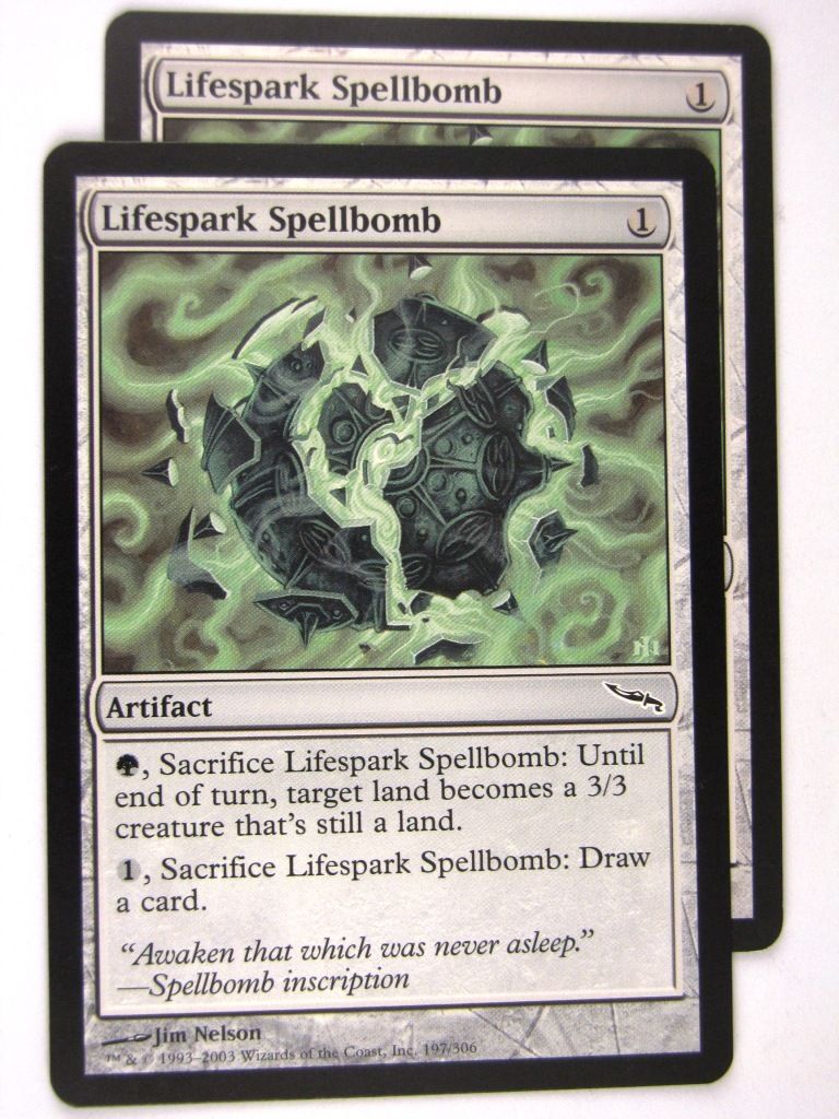 MTG Magic: the Gathering Cards: LIFESPARK SPELLBOMB x2: MRD