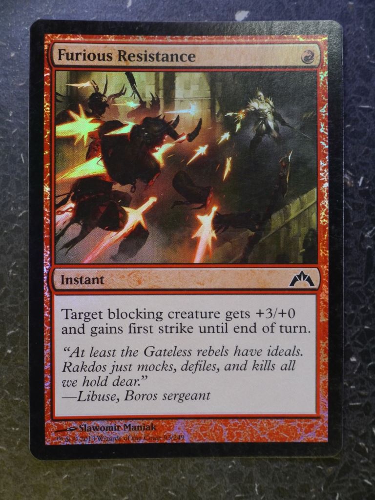 MTG Cards: FURIOUS RESISTANCE FOIL # 5E2