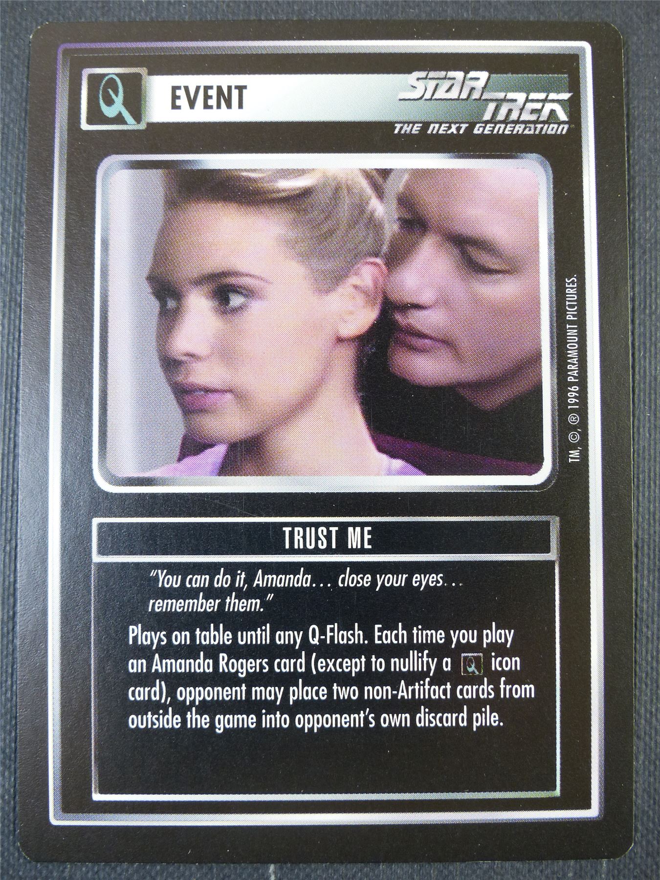 Trust Me - NG - Star Trek Card #66R