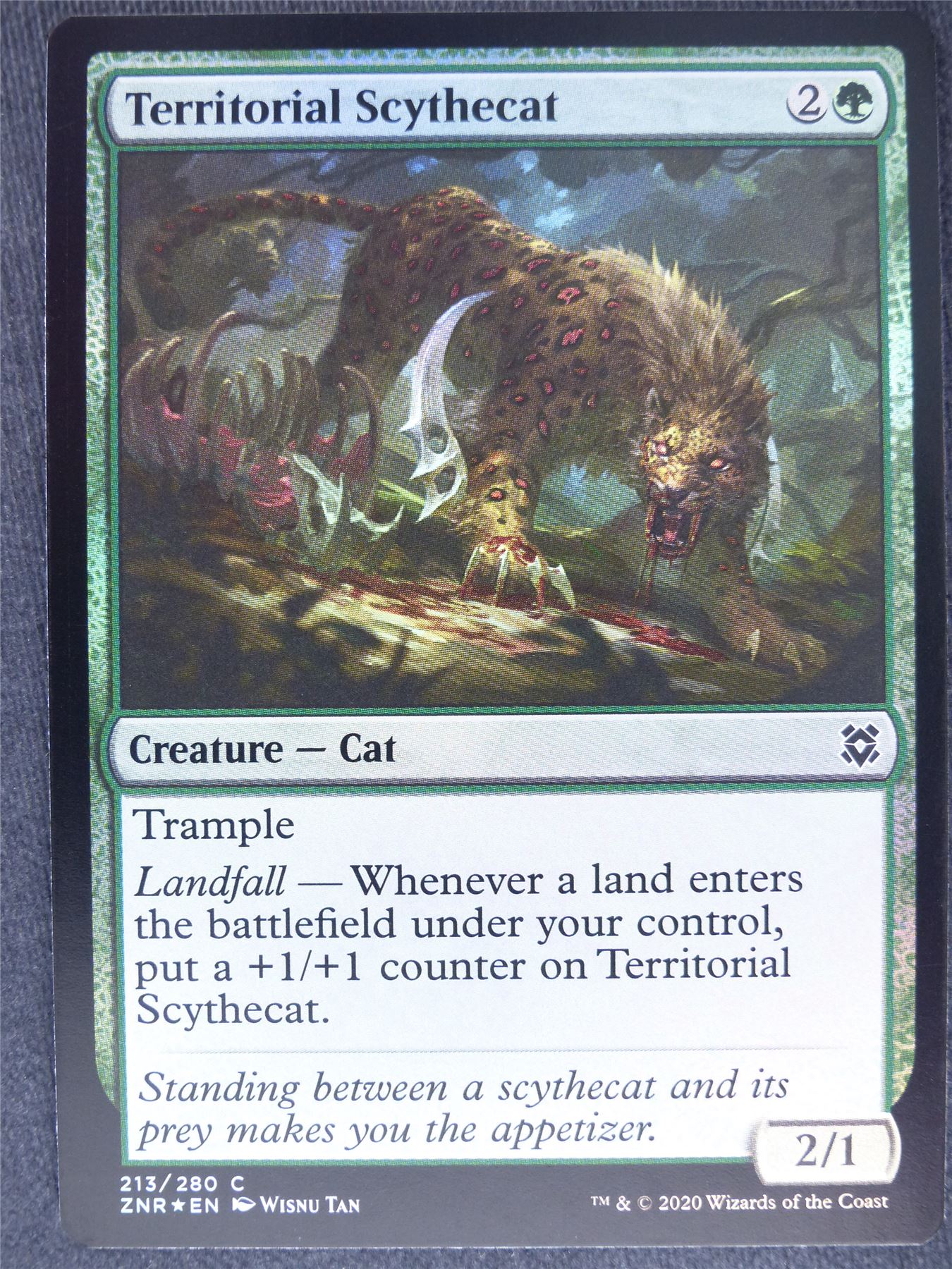 Territorial Scythecat Foil Mint - Mtg Magic Cards #4R