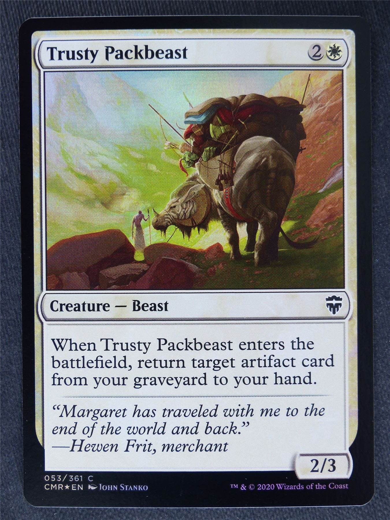 Trusty Packbeast Foil - Mtg Magic Cards #II